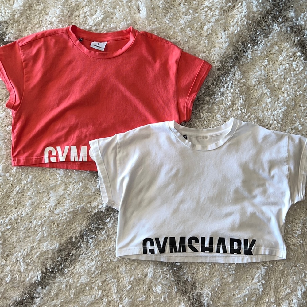 *SELLING TOGETHER* Gymshark Fraction Crop tops